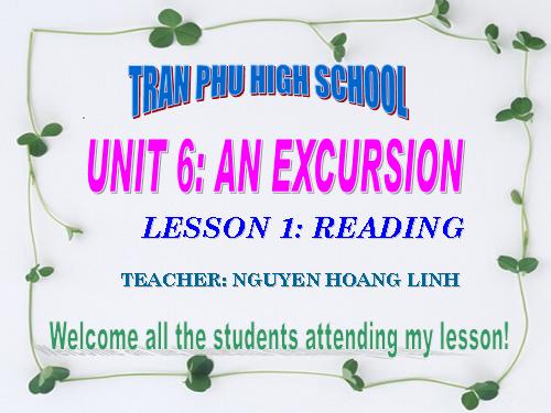 Unit 6. An excursion