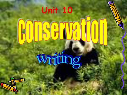 Unit 10. Conservation