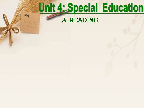 Unit 4. Special education