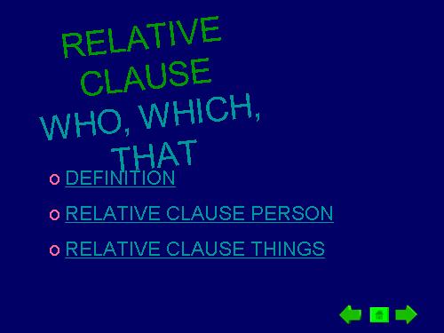 Relative Clause