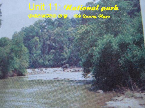 Unit 11. National parks