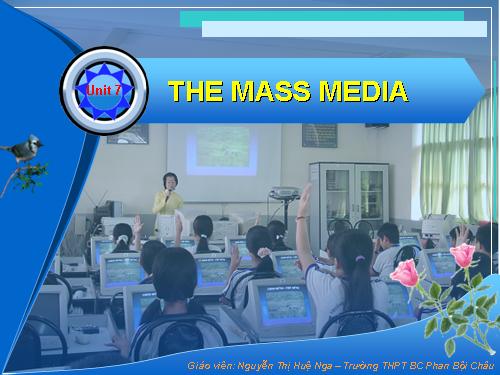 Unit 7. The mass media