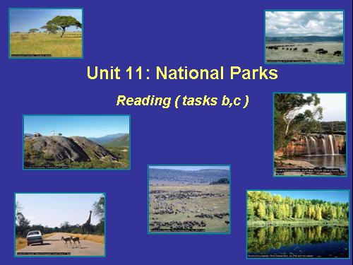 Unit 11. National parks