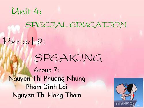 Unit 4. Special education