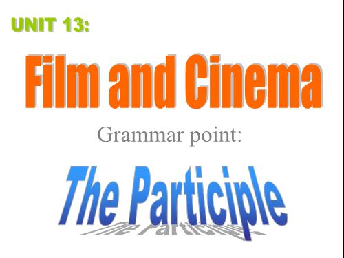 Unit 13. Films and cinema