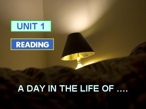 Unit 1. A day in the life of