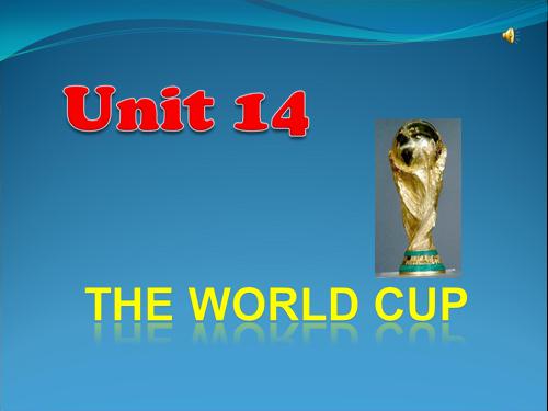 Unit 14. The world cup