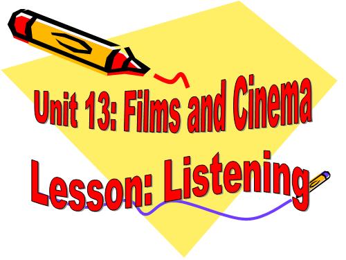 Unit 13. Films and cinema