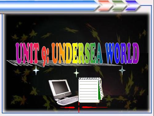 Unit 9. Undersea world