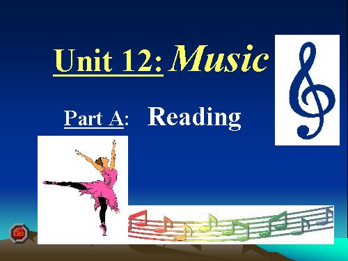 Unit 12. Music