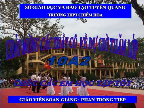 Chương III. §2. Phương trình quy về phương trình bậc nhất, bậc hai