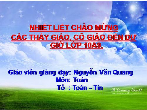 Chương II. §2. Hàm số y = ax + b (a ≠ 0)