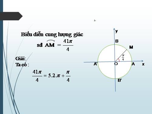 Chương VI. §2. Giá trị lượng giác của một cung