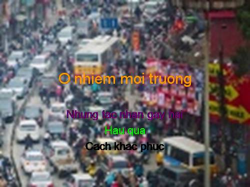 o nhiem moi truong