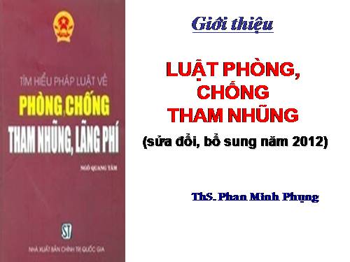 LUẬT PHÒNG CHỐNG THAM NHŨNG