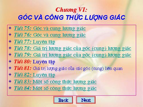 Tất cả bài giảng chương 6 ĐS 10 (hay hay)