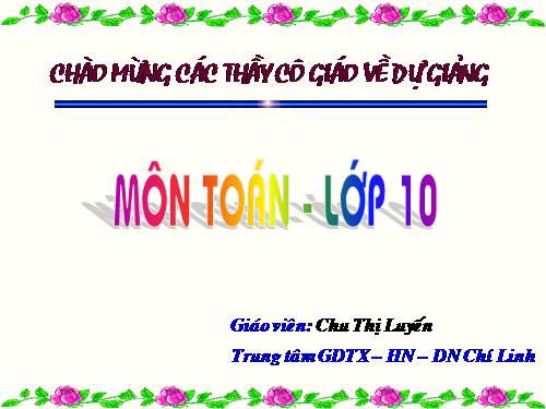 Chương IV. §5. Dấu của tam thức bậc hai