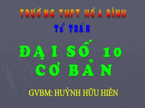 Chương I. §3. Các phép toán tập hợp