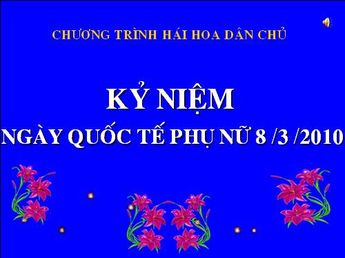 chương trình giao lưu kỷ niệm ngày 8-3