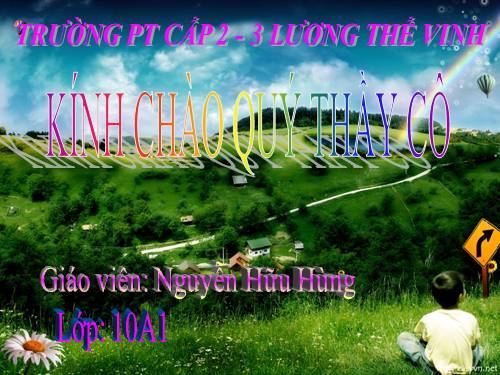 Chương III. §2. Phương trình quy về phương trình bậc nhất, bậc hai