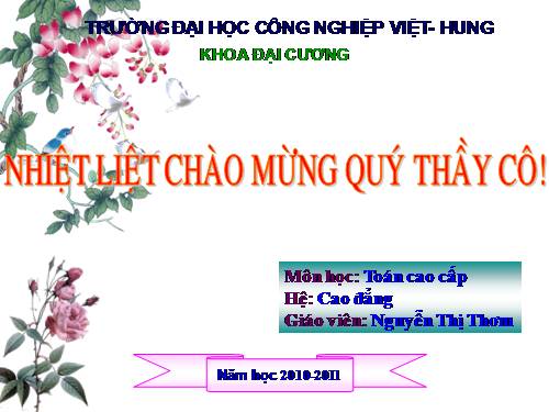 Chương II. §1. Hàm số