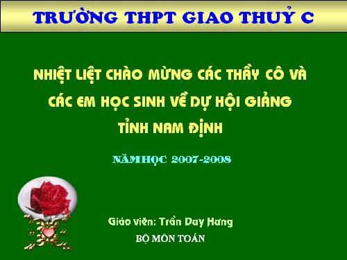 Chương IV. §4. Bất phương trình bậc nhất hai ẩn