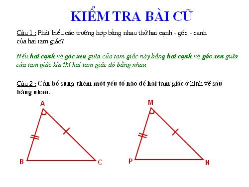 Các bài Luyện tập