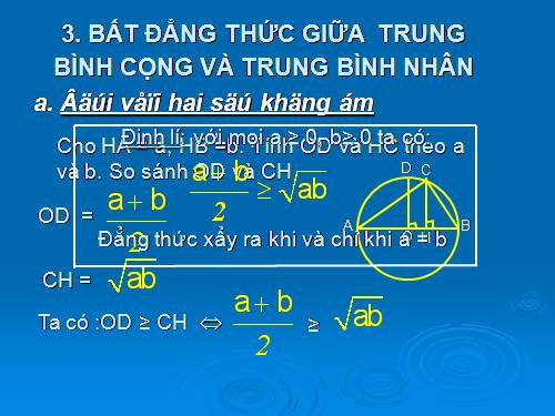 Chương IV. §1. Bất đẳng thức