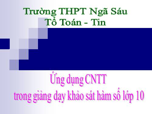 Chương II. §1. Hàm số