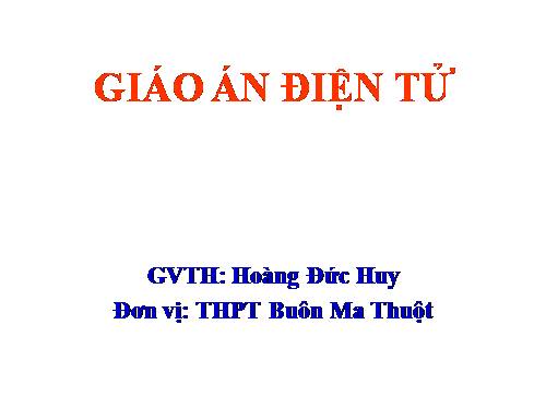 Các bài Luyện tập