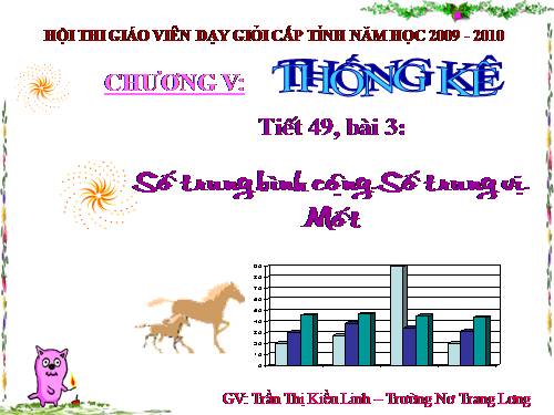 Chương V. §3. Số trung bình cộng. Số trung vị. Mốt