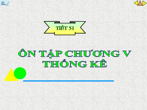 Ôn tập Chương V. Thống kê