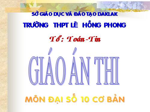 Chương IV. §2. Bất phương trình và hệ bất phương trình một ẩn