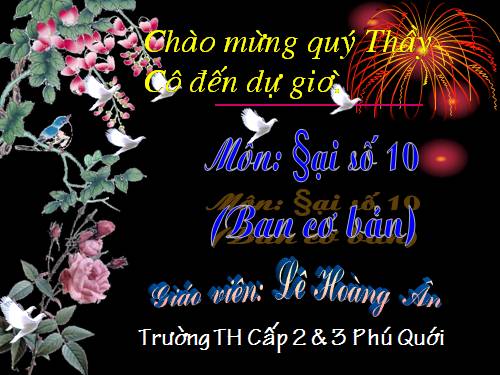 Chương IV. §5. Dấu của tam thức bậc hai