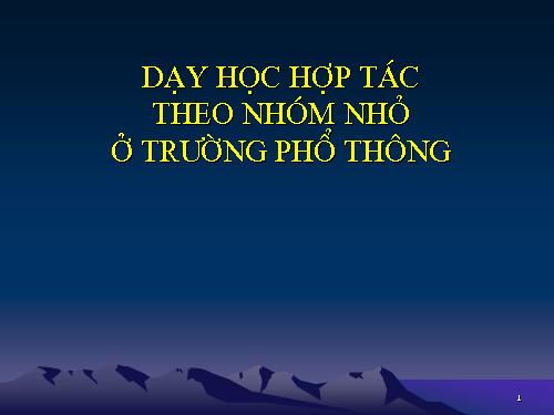 Hoạt động nhóm