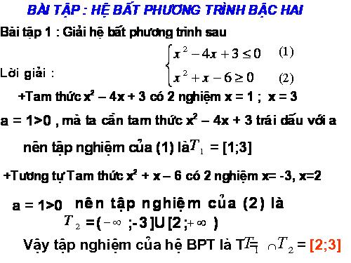 Các bài Luyện tập