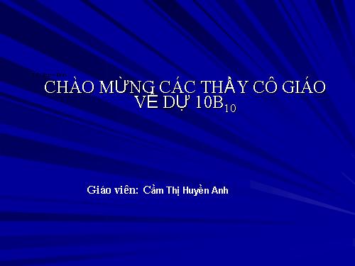 Các bài Luyện tập