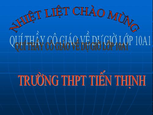 Chương III. §2. Phương trình quy về phương trình bậc nhất, bậc hai