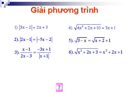 Các bài Luyện tập