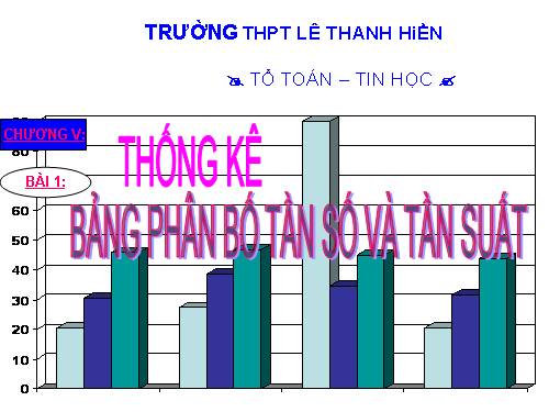 Chương V. §1. Bảng phân bố tần số và tần suất