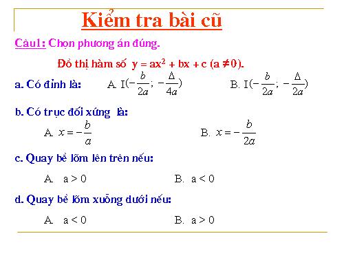 Các bài Luyện tập