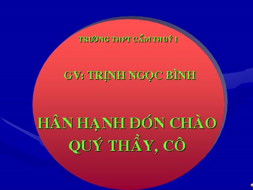 Chương III. §1. Đại cương về phương trình