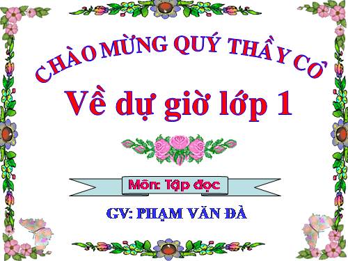 Tuần 1. Tặng cháu