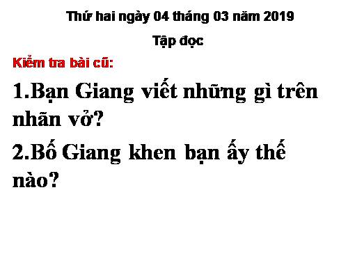 Tuần 2. Bàn tay mẹ