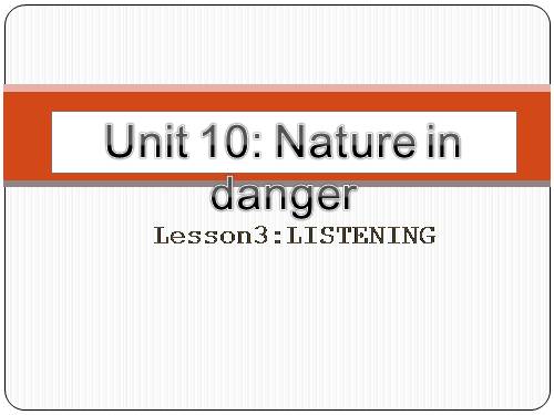 Unit 10. Healthy lifestyle and longevity. Lesson 5. Listening