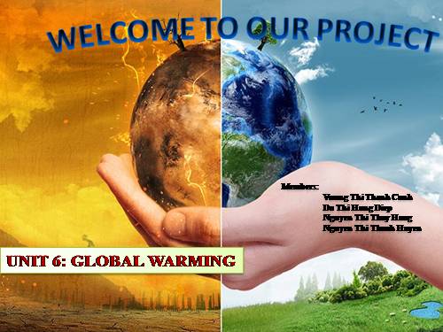 Unit 6. Global warming. Lesson 8. Looking back and project