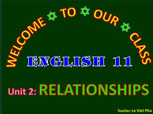 Unit 2. Relationships. Lesson 8. Looking back and project