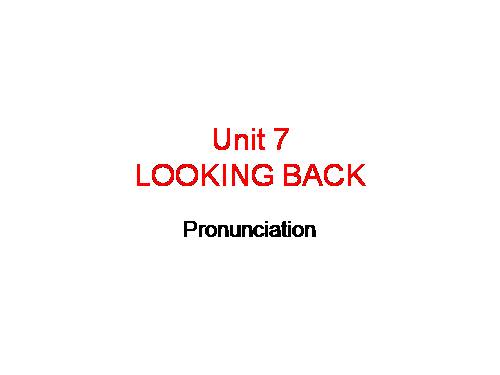 Unit 7. Further education. Lesson 8. Looking back and project