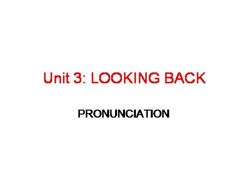 Unit 3. Becoming independent. Lesson 8. Looking back and project