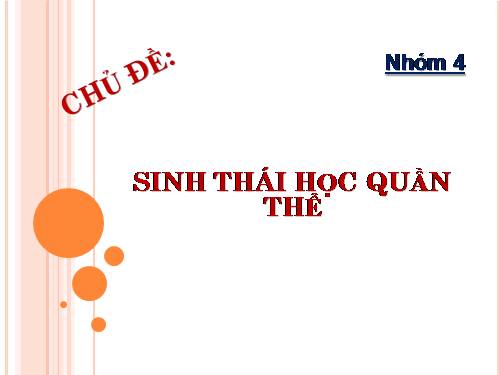 Bài 38. Các đặc trưng cơ bản của quần thể sinh vật (tiếp theo)